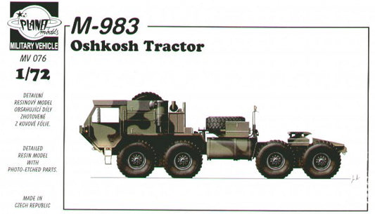 Planet Models MV076 1:72 M983 Oshkosh Tractor