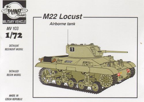 Planet Models MV103 1:72 M22 Locust Airborne WWII Tank