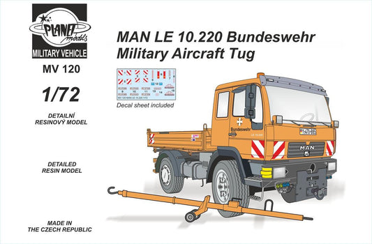 Planet Models MV120 1:72 MAN LE 10.220 Bundeswehr Military Aircraft Tug