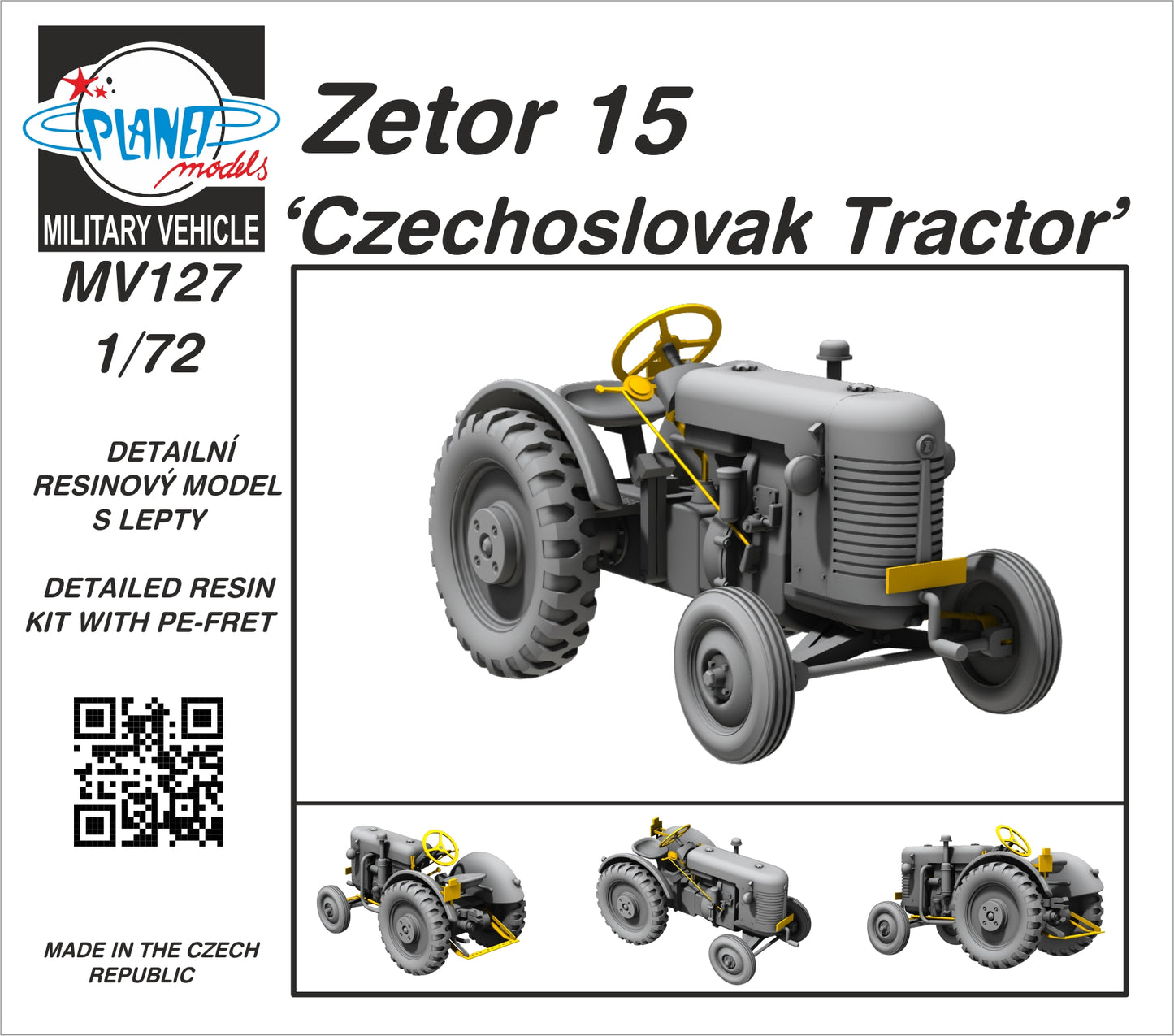 Planet Models MV127 1:72 Zetor 15