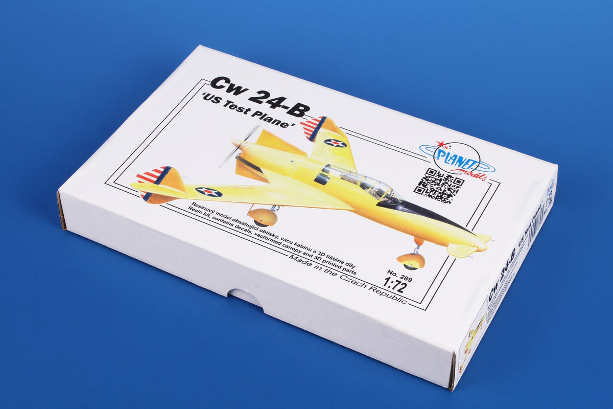 Planet Models 289 1:72 Curtiss CW-24B 'US test plane'
