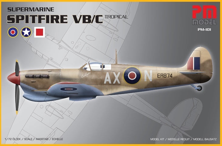 PM Model 101 1:72 Supermarine Spitfire Mk.VB Tropical
