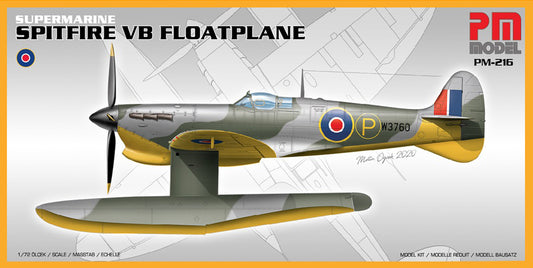 PM Model 216 1:72 Supermarine Spitfire Mk.VB (floatplane/seaplane)