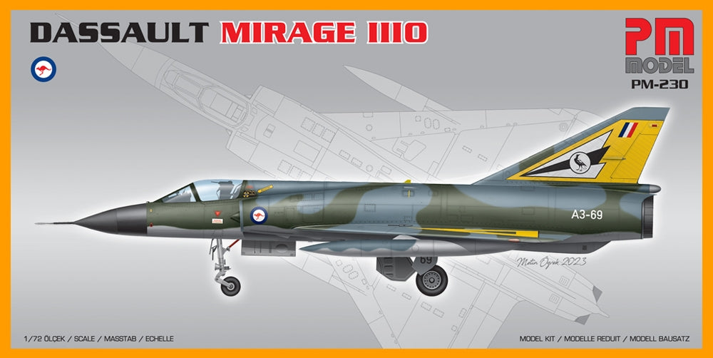 PM Model PM-230 1:72 Dassault-Mirage IIIO RAAF 75 & 77 Squadron