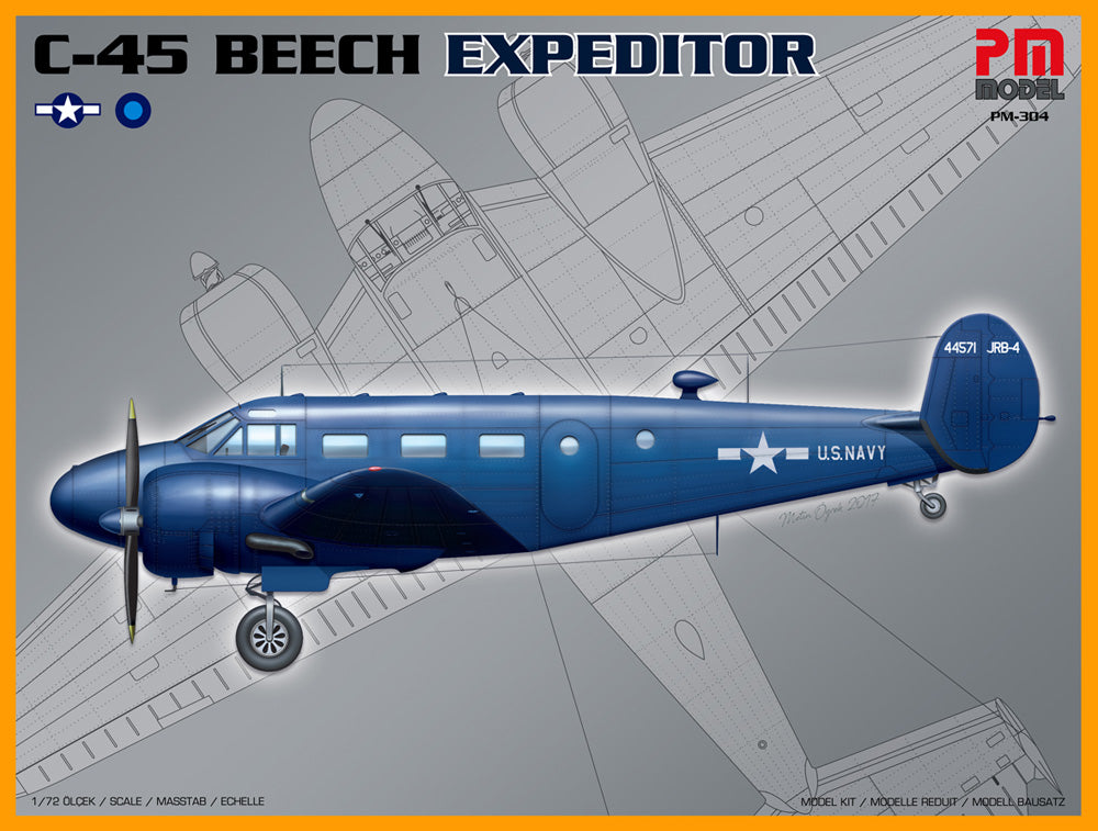 PM Model 304 1:72 Beechcraft C-45 Expeditor