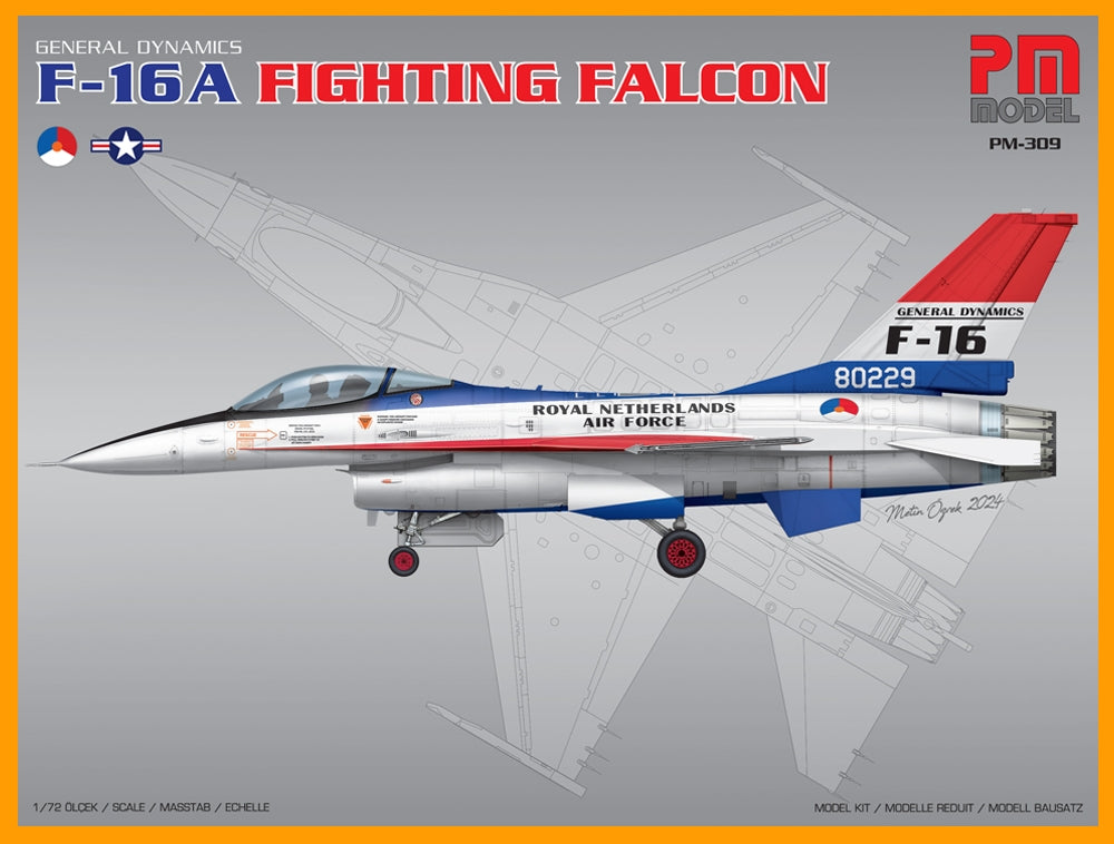 PM Model PM-309 1:72 F-16F Fighting Falcon Dutch & US Air Forces