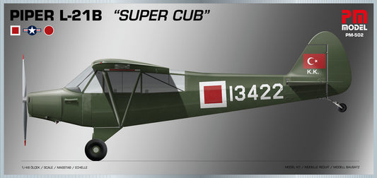 PM Model 502 1:48 Piper L-21B Super Cub Turkish Air Force