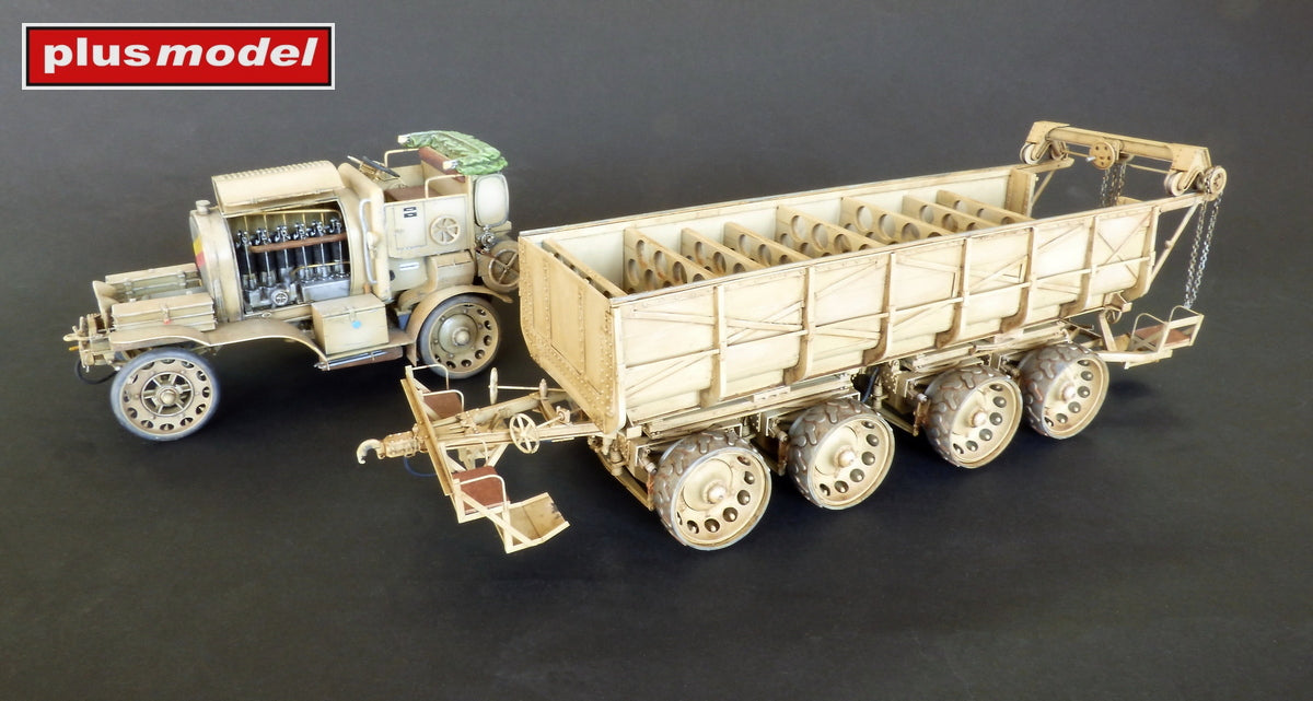 Plus Model 516 1:35 Munitionswagen M.16 Ammunition wagon resin model for Austria Hungarian road train C-Zug. Complete kit