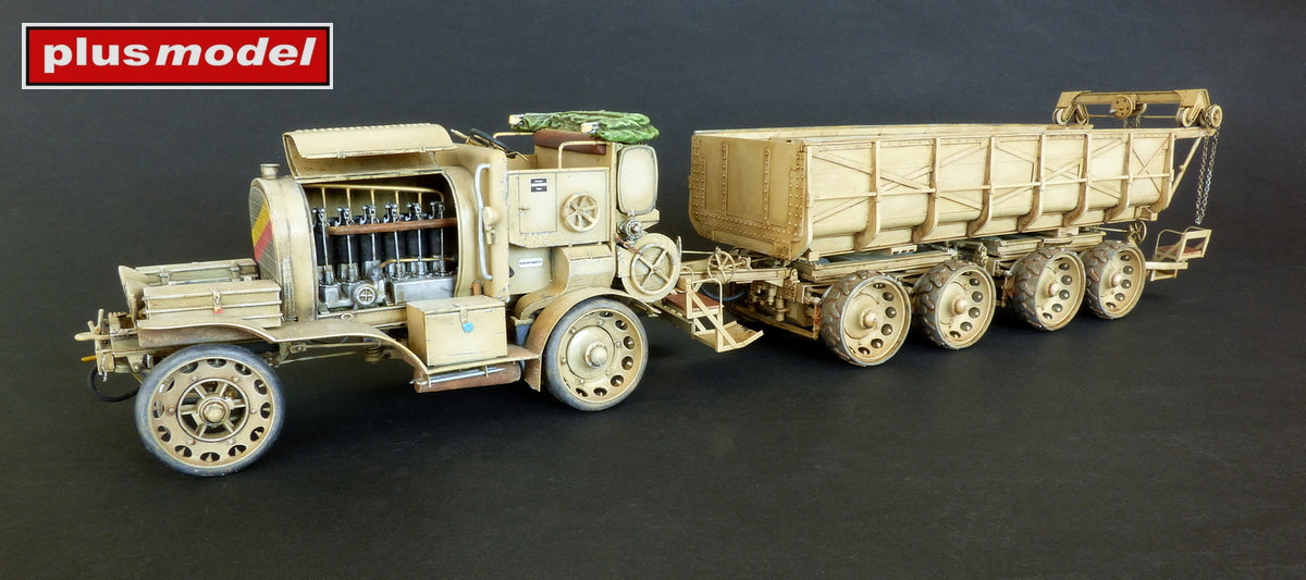 Plus Model 516 1:35 Munitionswagen M.16 Ammunition wagon resin model for Austria Hungarian road train C-Zug. Complete kit
