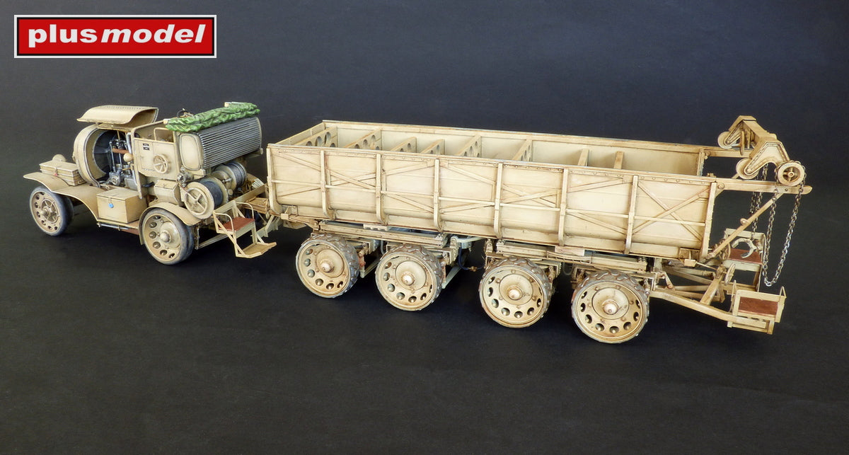Plus Model 516 1:35 Munitionswagen M.16 Ammunition wagon resin model for Austria Hungarian road train C-Zug. Complete kit