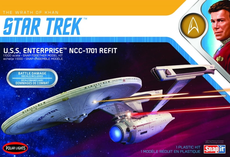 Polar Lights 974 1:1000 U.S.S. Enterprise - Wrath of Khan