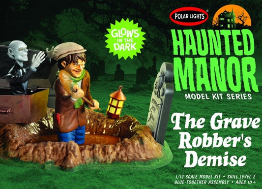 Polar Lights 976 1:12 Haunted Manor - The Grave Robber's Demise