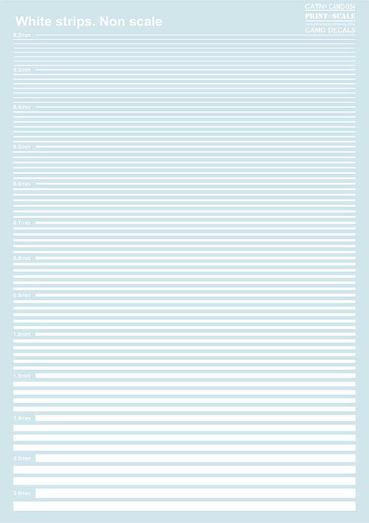 Print Scale 034 - White Stripes