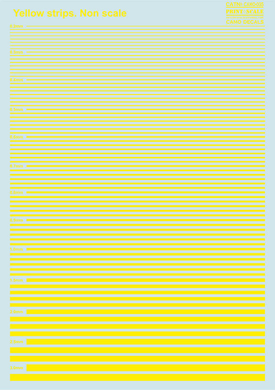 Print Scale 035 - Yellow Stripes