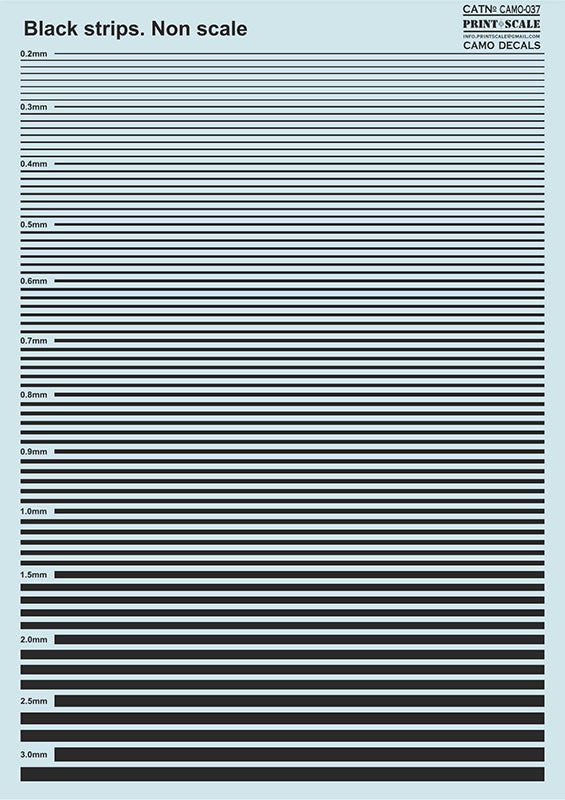 Print Scale 037 - Black Stripes