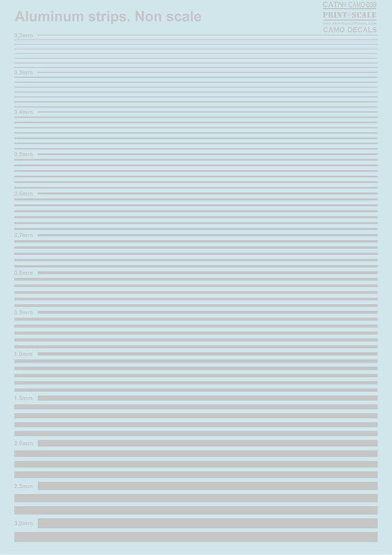 Print Scale 039 - Aluminium Stripes