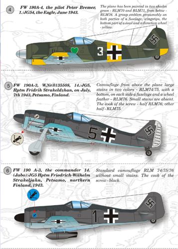 Print Scale 14401 1:144 Focke-Wulf Fw-190A-2/Fw-190A-9