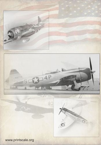 Print Scale 14405 1:144 Republic P-47D Thunderbolt