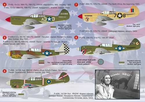 Print Scale 14406 1:144 Curtiss P-40 Kittyhawk