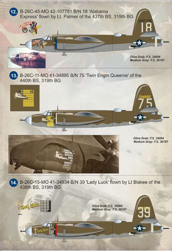 Print Scale 14407 1:144 Martin B-26 Marauder