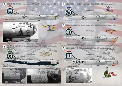 Print Scale 14408 1:144 Boeing B-29A Superfortress