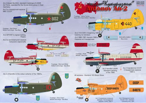 Print Scale 14409 1:144 Antonov An-2 'Colt'