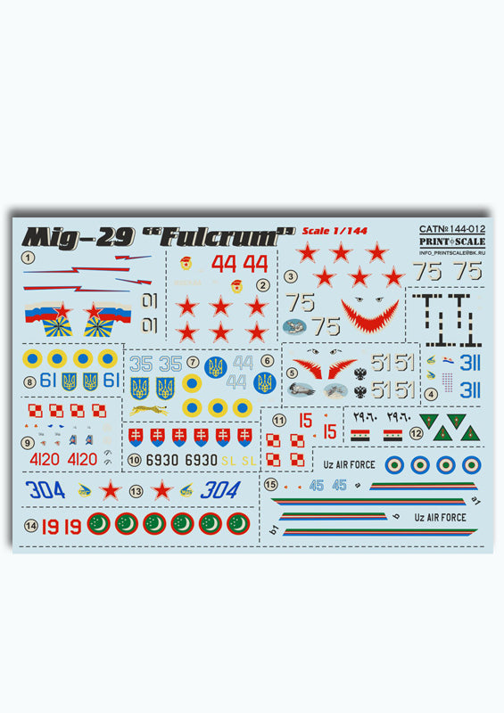 Print Scale 14412 1:144 Mikoyan MiG-29 'Fulcrum'