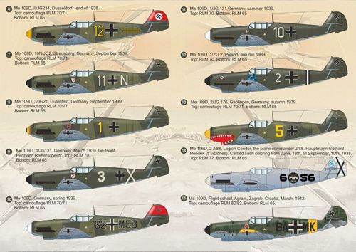 Print Scale 14415 1:144 Messerschmitt Bf-109D