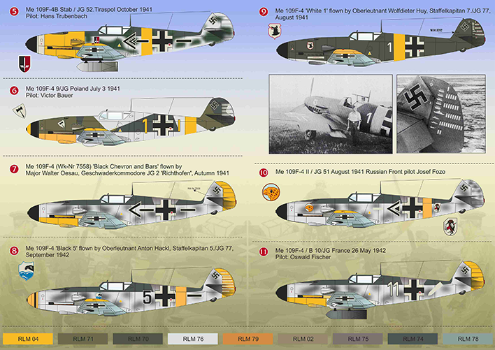 Print Scale 14420 1:144 Messerschmitt Bf-109F-4