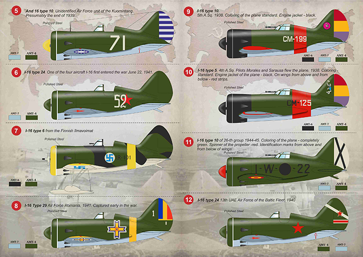 Print Scale 14421 1:144 Polikarpov I-16