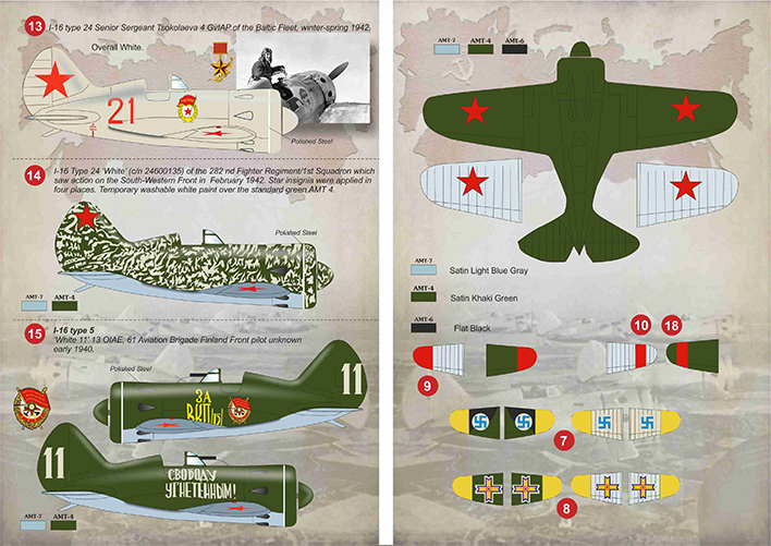 Print Scale 14421 1:144 Polikarpov I-16