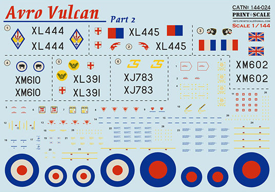 Print Scale 14424 1:144 Avro Vulcan B.2 Part 2