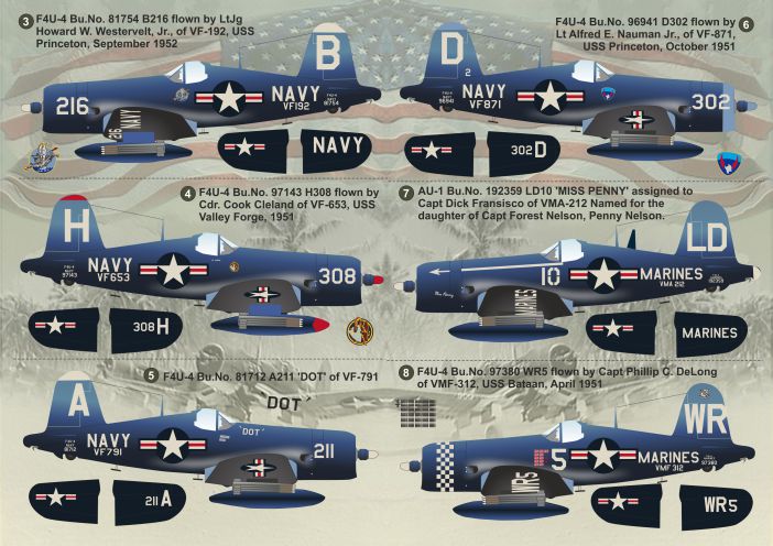 Print Scale 14431 1:144 Vought F4U Corsair