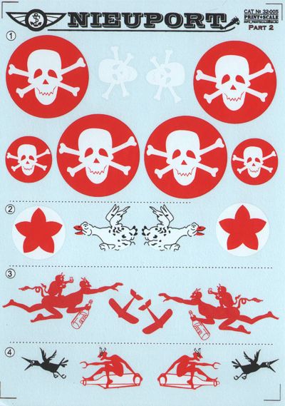 Print Scale 32005 1:32 Nieuport N.23/N.24 Part 2