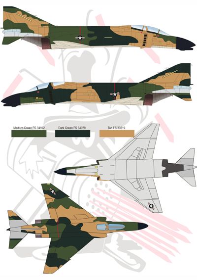 Print Scale 32006 1:32 McDonnell F-4 Phantom II in Vietnam Part 2