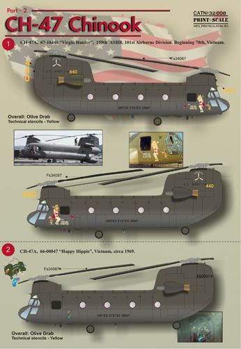 Print Scale 32008 1:35 Boeing CH-47A Chinook Part 2