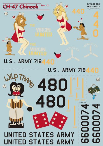 Print Scale 32008 1:35 Boeing CH-47A Chinook Part 2