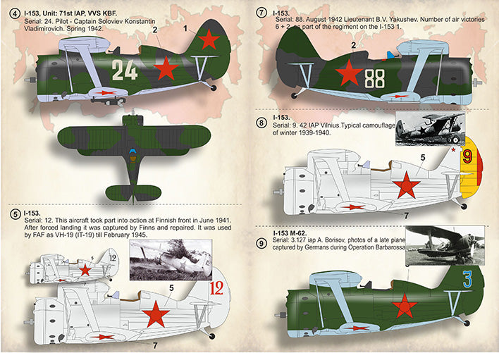 Print Scale 32025 1:32 Polikarpov I-153 Part 1