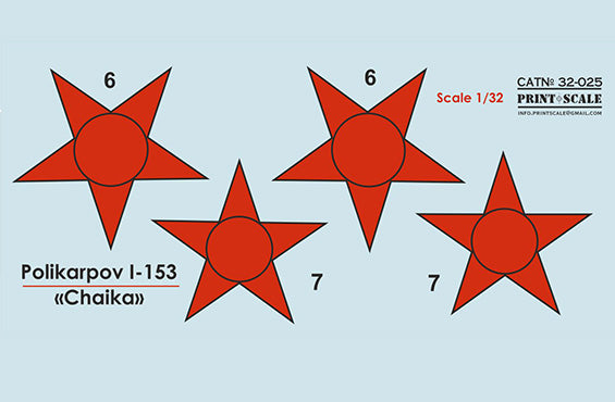 Print Scale 32025 1:32 Polikarpov I-153 Part 1