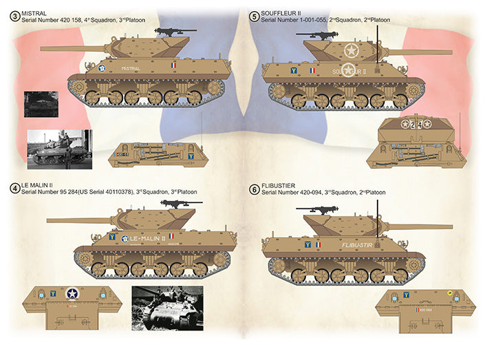 Print Scale 35-005 1:35 M10 Tank Destroyer of the Regiment Blinde de Fusiliers-Marines