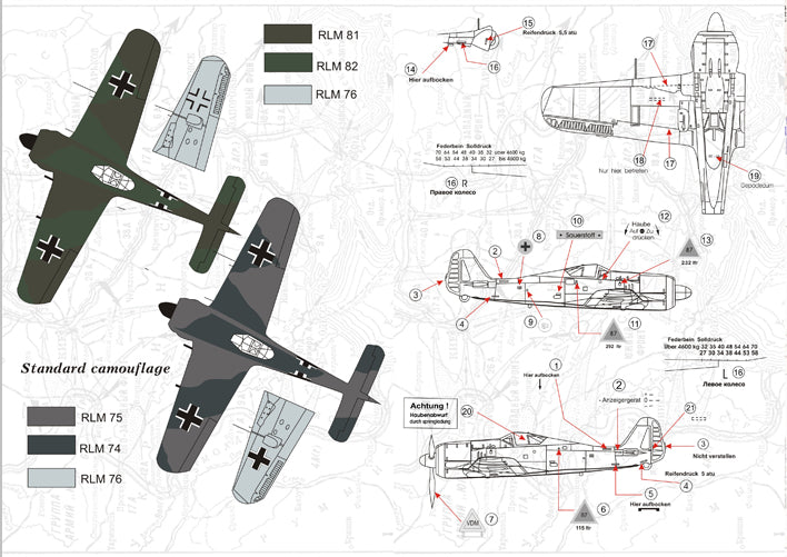 Print Scale 48015 1:48 Focke-Wulf Fw-190Ð-2/Ð-9