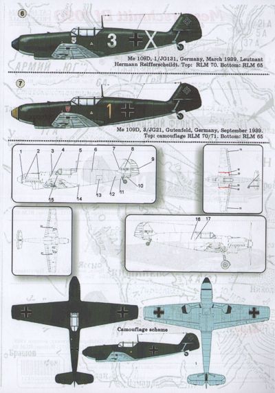 Print Scale 48024 1:48 Messerschmitt Bf-109D Part 1