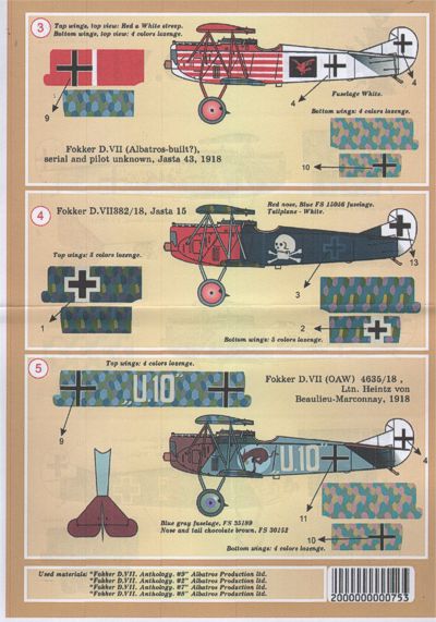 Print Scale 48025 1:48 Fokker D.VII Part 1