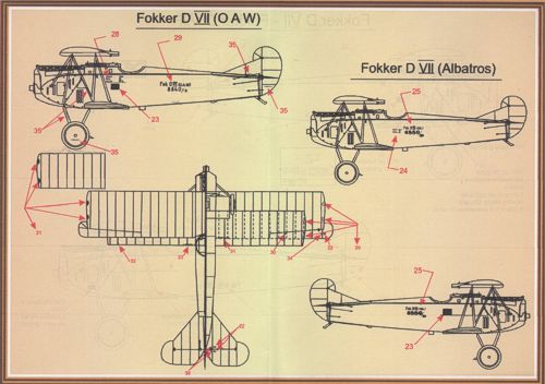 Print Scale 48025 1:48 Fokker D.VII Part 1