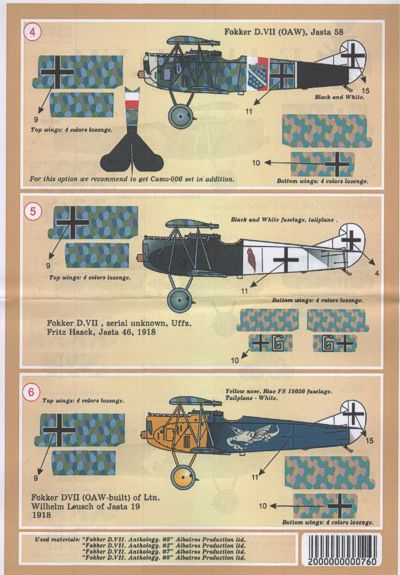 Print Scale 48026 1:48 Fokker D.VII Part 2