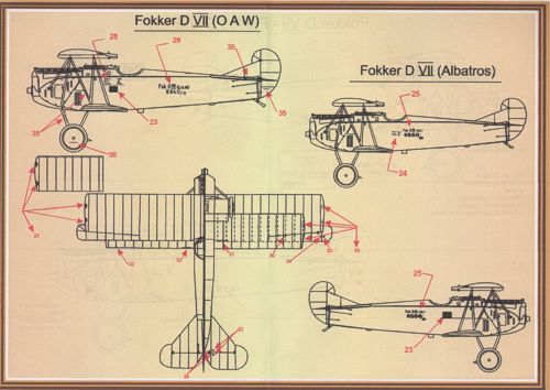 Print Scale 48026 1:48 Fokker D.VII Part 2