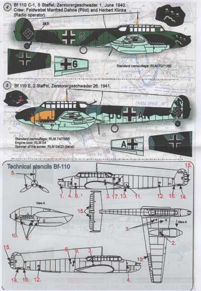 Print Scale 48027 1:48 Messerschmitt Bf-110 Part 1