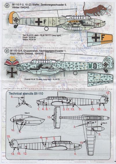 Print Scale 48028 1:48 Messerschmitt Bf-110 Part 2