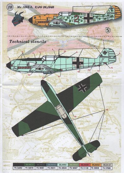 Print Scale 48029 1:48 Messerschmitt Bf-109E Part 1