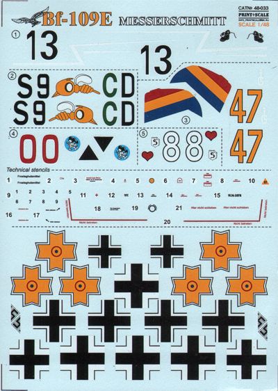 Print Scale 48033 1:48 Messerschmitt Bf-109E-4 Part 2